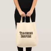 Lehrer inspirieren tragetasche (Vorderseite (Produkt))