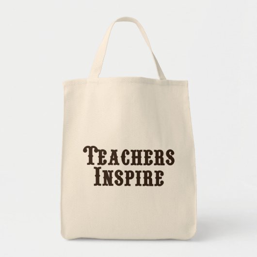 Lehrer inspirieren tragetasche (Vorne)