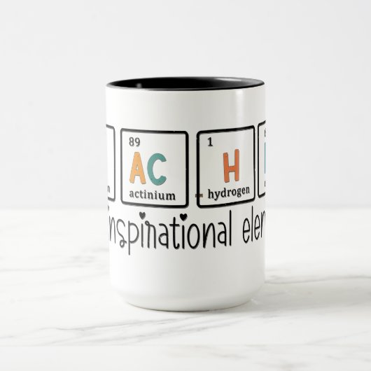 Lehrer Inspirierendes Element Tasse (Zentrum)