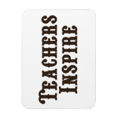 Lehrer Inspiriert Magnet (Vertikal)