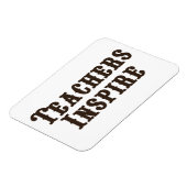 Lehrer Inspiriert Magnet (Linke Seite)