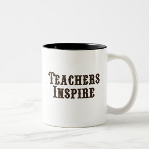 Lehrer Inspiriert Zweifarbige Tasse