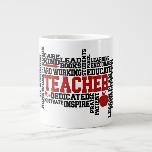 Lehrer - Jumbo-Tasse (Vorderseite)