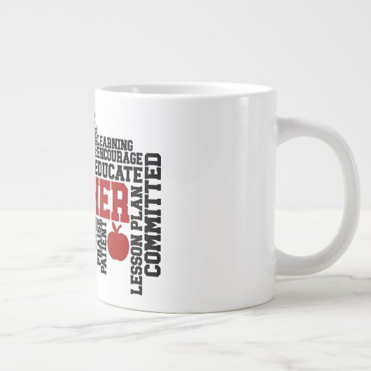 Lehrer - Jumbo-Tasse (Rechts)