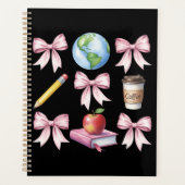 Lehrer Kaffee Bogen Süße Dankeschön-Geschenke Planer (Vorderseite)