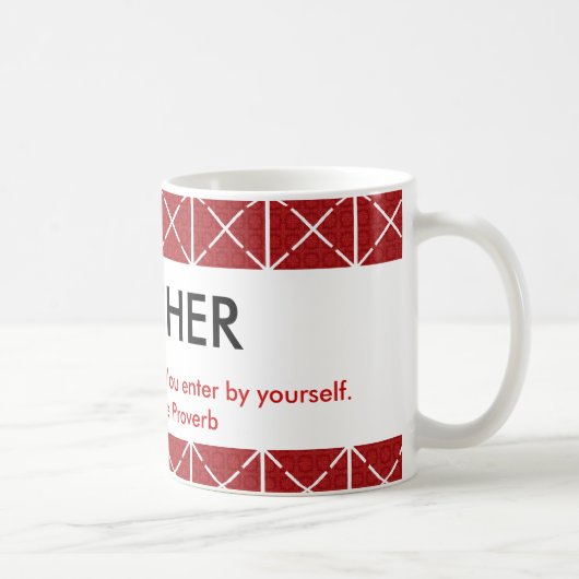 Lehrer-Kaffee-Tasse Kaffeetasse (Rechts)