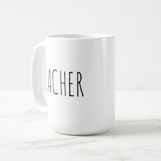 Lehrer-Kaffee-Tasse Kaffeetasse (Vorderseite Links)