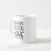 Lehrer-Kaffee-Tassen-Geschenk Kaffeetasse (Vorderseite Links)