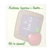 Lehrer kennen die Wahrheit über die Zukunft Ihres Notizblock (Vorderseite)