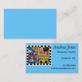 Lehrer kennt Bestes Visitenkarte (Vorne/Hinten)