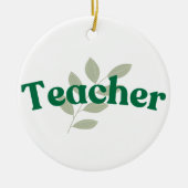 Lehrer Keramik Ornament (Vorne)