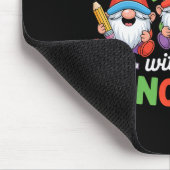Lehrer Kinder Gnom 100 Tage Schule Mousepad (Ecke)