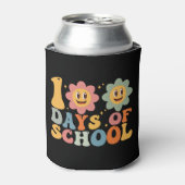 Lehrer Kinder Retro Groovy 100 Tage 0f Schule Dosenkühler (Kanne Vorderseite)