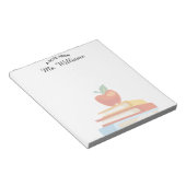 Lehrer Klassenzimmer Bleistift Benutzerdefinierter Notizblock (angewinkelt)
