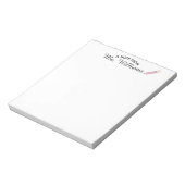 Lehrer Klassenzimmer Bleistift Benutzerdefinierter Notizblock (Rotiert)