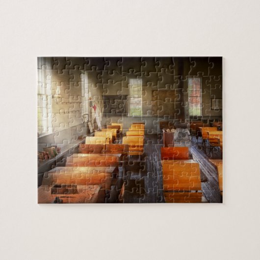 Lehrer - Klassenzimmer für Kulturerbe Puzzle (Horizontal)