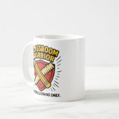 Lehrer - Klassenzimmer Krieger Kaffeetasse (Vorderseite Links)
