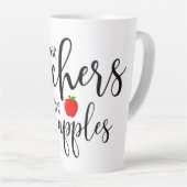 Lehrer können nicht allein auf Äpfeln leben, wenn  Milchtasse (Rechte Ecke)