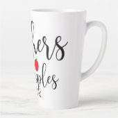 Lehrer können nicht allein auf Äpfeln leben, wenn  Milchtasse (Rechts)