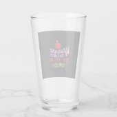 Lehrer können nicht mit Äpfeln leben Glas (Rückseite)