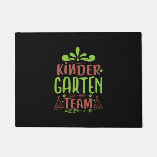 Lehrer Kunst Kindergarten Team Fußmatte (Vorderseite)