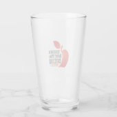 Lehrer lebe den Traum Glas (Rückseite)