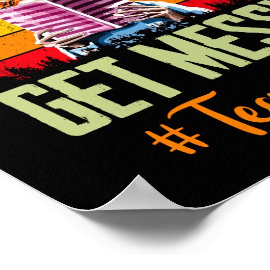 Lehrer Leben Chancen nehmen Fehler werden chaotisc Poster (Ecke)