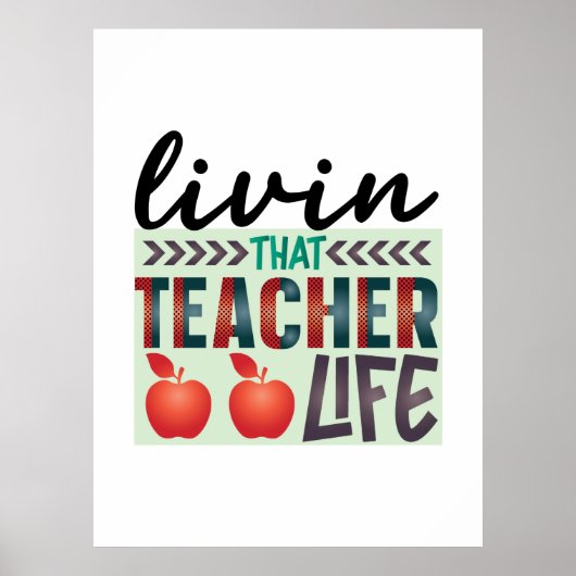 Lehrer leben, dass Lehrer Leben Poster (Vorne)
