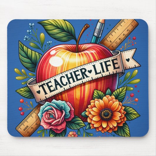 Lehrer-Leben-Mauspad Mousepad (Vorne)
