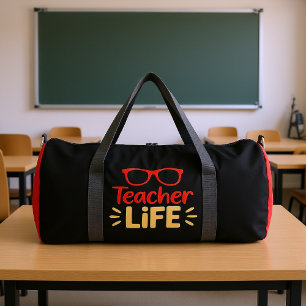 Lehrer-Lebensbrille Duffle Bag