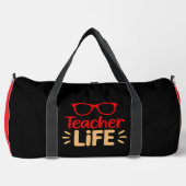 Lehrer-Lebensbrille Duffle Bag (Vorderseite)