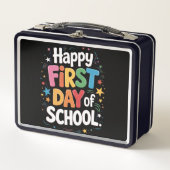 Lehrer Lebensgeschenk zum ersten Schultag Metall Brotdose (Vorderseite)