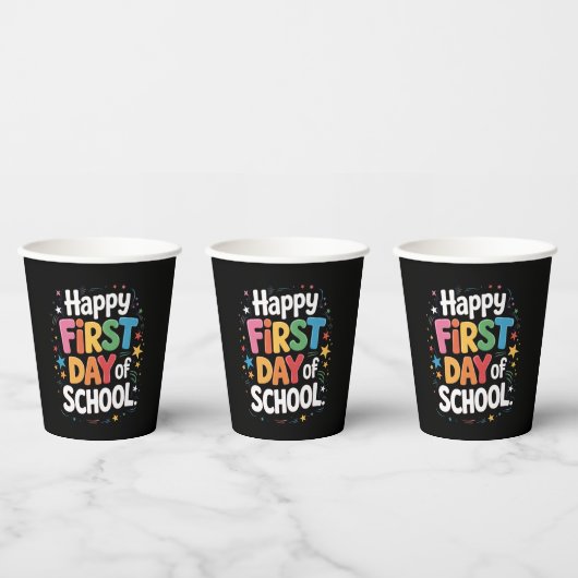 Lehrer Lebensgeschenk zum ersten Schultag Pappbecher (Multi)