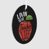 Lehrer Lebensleiter Schulleiter Ornament (Vorderseite)