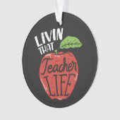 Lehrer Lebensleiter Schulleiter Ornament (Vorderseite)