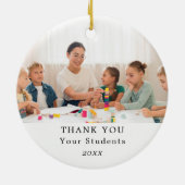 Lehrer lehren Liebe inspirierte Keramik Schmuck Ornament (Hinten)