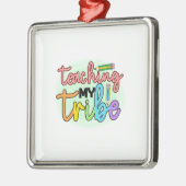 Lehrer lehren meinen Stamm Ornament Aus Metall (Links)