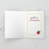 Lehrer Lehrer Abschluss Moderne Glückwünsche Karte (Innenseite)