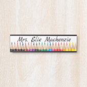 Lehrer Lehrer Türschilder Schilder Namensschilder (Vorderseite )