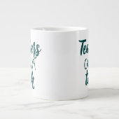 Lehrer lernen Jumbo-Tasse (Vorderseite)