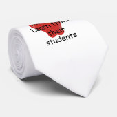 Lehrer lernen von den Studenten Krawatte (Gerollt)