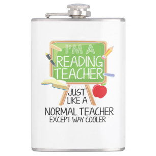 Lehrer lesen flachmann