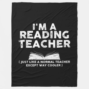 Lehrer lesen - Ich bin Leselehrer Fleecedecke