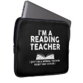Lehrer lesen - Ich bin Leselehrer Laptopschutzhülle (Vorne Rechts)