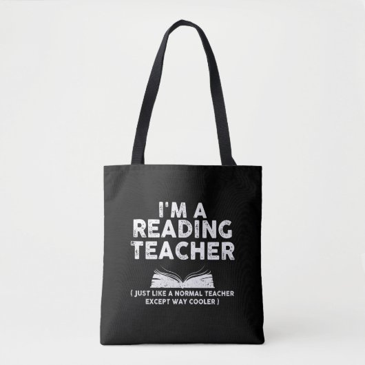 Lehrer lesen - Ich bin Leselehrer Tasche (Vorderseite)