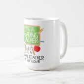 Lehrer lesen kaffeetasse (VorderseiteRechts)