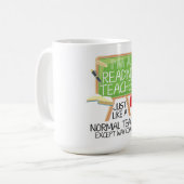 Lehrer lesen kaffeetasse (Vorderseite Links)