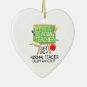 Lehrer lesen keramik ornament (Rechts)