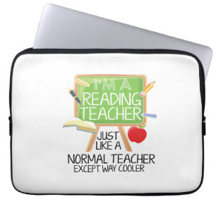 Lehrer lesen laptopschutzhülle