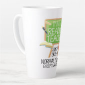 Lehrer lesen milchtasse (Linke Ecke)
